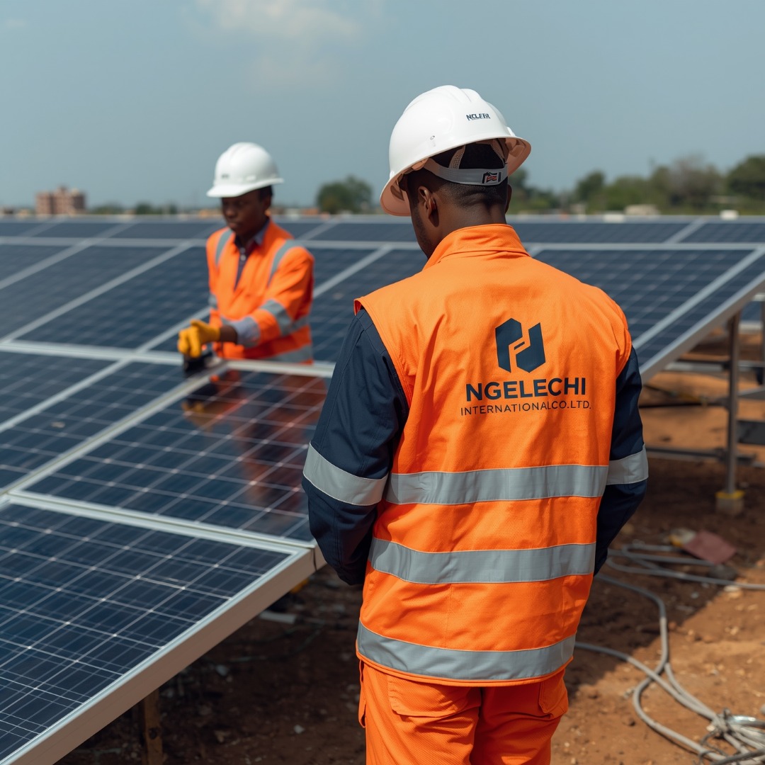 Solar panel installation and renewable energy systems by Ngelechi in Zambia